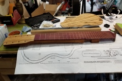 The neck is looking good. There's still more to do.