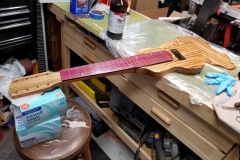 The trick to using Tru-Oil is to add many layers with light sanding in between coats.