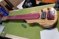 Tru-Oil finish is dry and the components are installed.