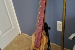 Fully Chambered 8-String Lap-Steel Guitar